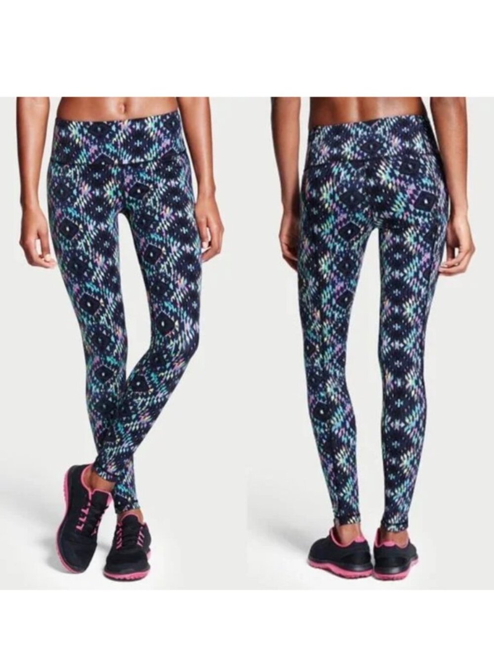 Victoria's Secret VSX SPORT | "Mayan Temple" Knockout Leggings | Size Small